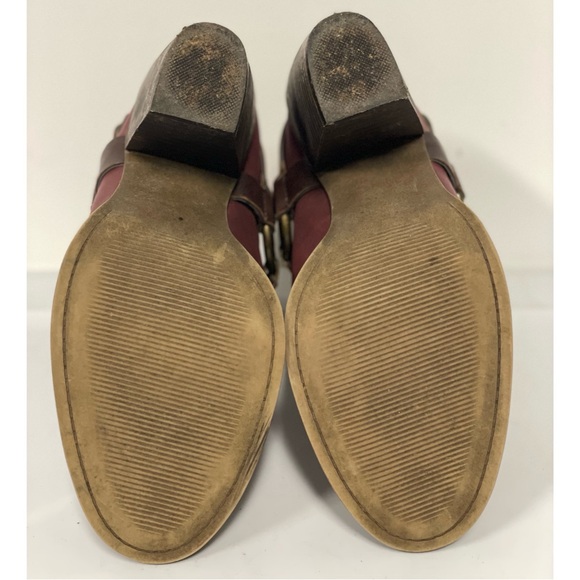 Candie's Heeled Ankle Boots Wine Size 9.5 - Picture 9 of 11